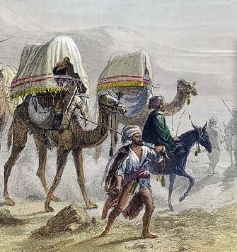 Merchants Travelling the Silk Road
